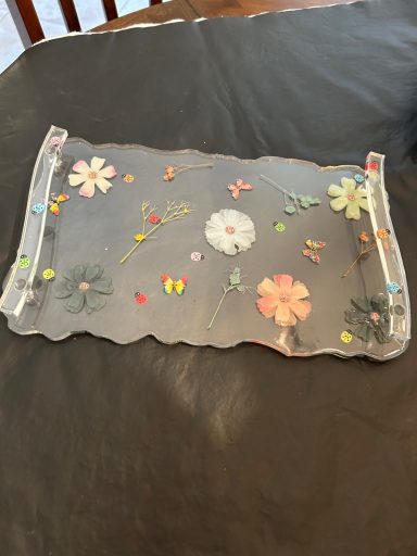 Flower Theme Tray